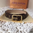 Louis Vuitton Monogram Canvas Mini 25MM Belt M9584W Gold