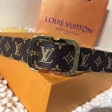 Louis Vuitton Monogram Canvas Mini 25MM Belt M9584W Gold