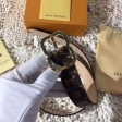 Louis Vuitton Monogram Canvas Mini 25MM Belt M9584W Gold