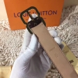 Louis Vuitton Monogram Canvas Mini 25MM Belt M9584W Gold