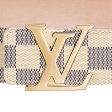 Louis Vuitton LV Initiales 40MM Damier Azur Canvas in Blue - Accessories M9609T
