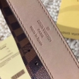 Louis Vuitton Damier Ebene Canvas Mini 25MM Belt M9744V Gold