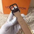 Louis Vuitton Damier Ebene Canvas Mini 25MM Belt M9744V Gold