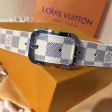 Louis Vuitton Damier Azur Canvas Mini 25MM Belt M9782V Gold