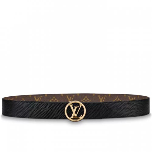 LV Circle Buckle 35MM Reversible M9935U Noir