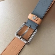 Louis Vuitton Monogram Titanium Canvas Voyager 35MM Belt MP043S