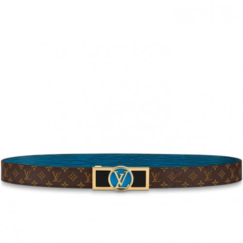 Dauphine 25mm Reversible Belt MP245U Bleu Blue Dauphine 25mm Reversible Belt MP245U Bleu Blue