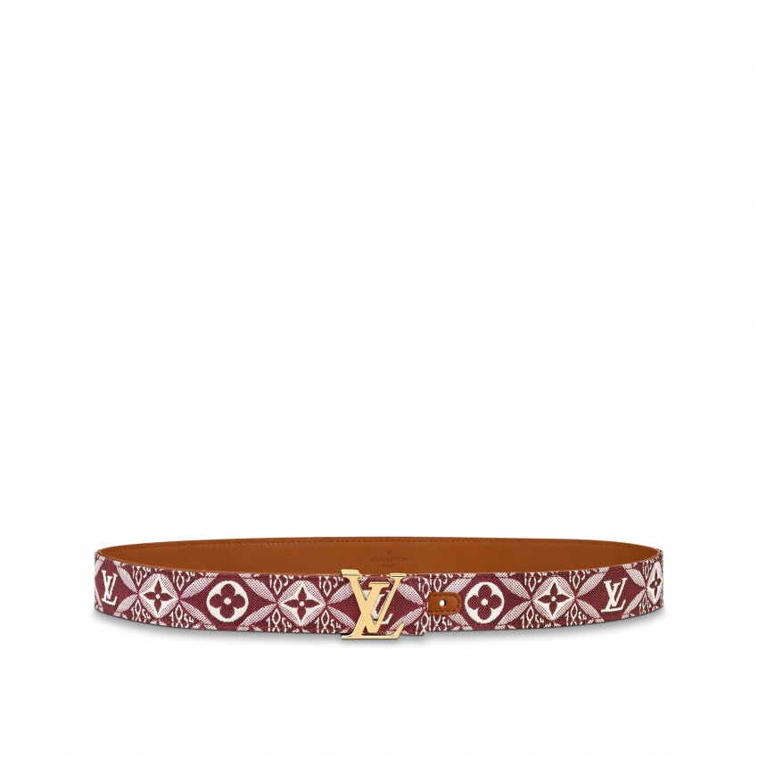 Louis Vuitton Since 1854 LV Iconic 30mm Belt in Burgundy - Accessories MP269V