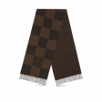 Louis Vuitton Giant Damier Scarf in Brown - Accessories MP2700
