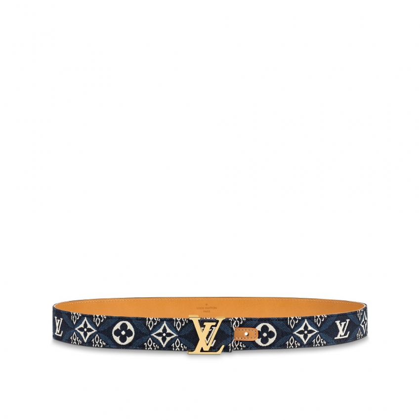 Louis Vuitton Since 1854 LV Iconic 30mm Belt in Blue - Accessories MP275V