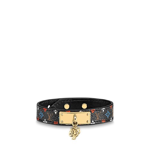 Louis Vuitton Game On Bracelet Autres Toiles Monogram in Black - Accessories MP285F