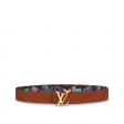 Louis Vuitton LVXNBA LV Initiales 40MM Reversible Belt Monogram in Brown - Accessories MP294T