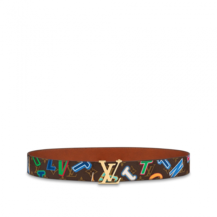 Louis Vuitton LVXNBA LV Initiales 40MM Reversible Belt Monogram in Brown - Accessories MP294T