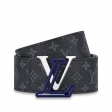 Louis Vuitton LV Line 40MM Reversible Belt Monogram in Grey - Men Belt MP295U