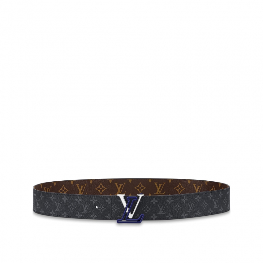 Louis Vuitton LV Line 40MM Reversible Belt Monogram in Grey - Men Belt MP295U