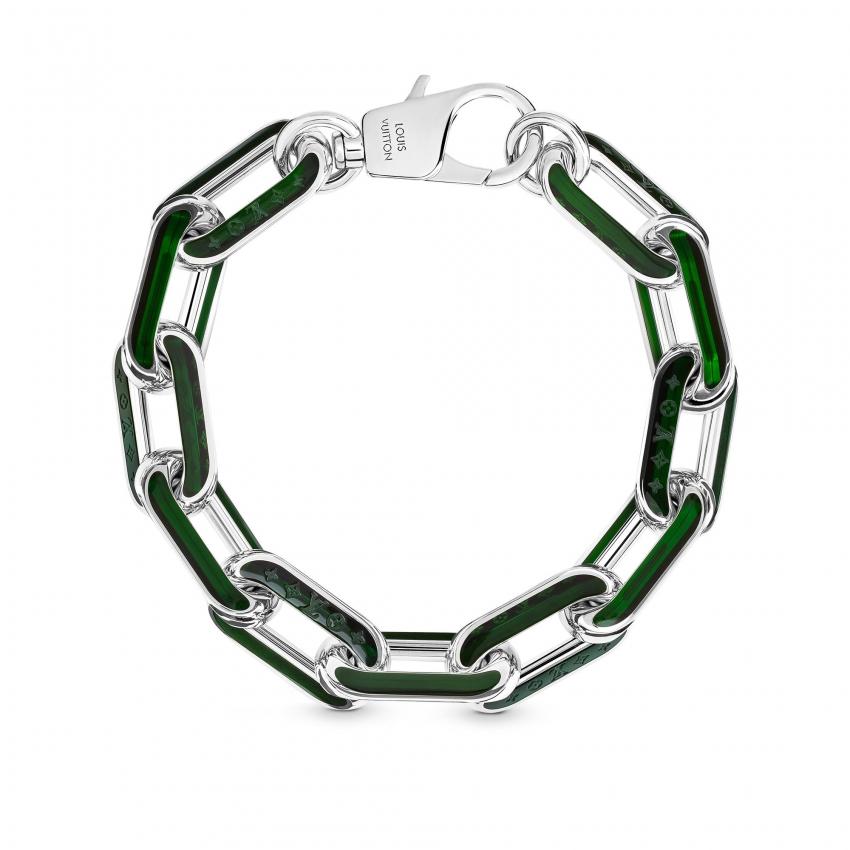 Louis Vuitton LV Edge Necklace GM in Green - Accessories MP2992