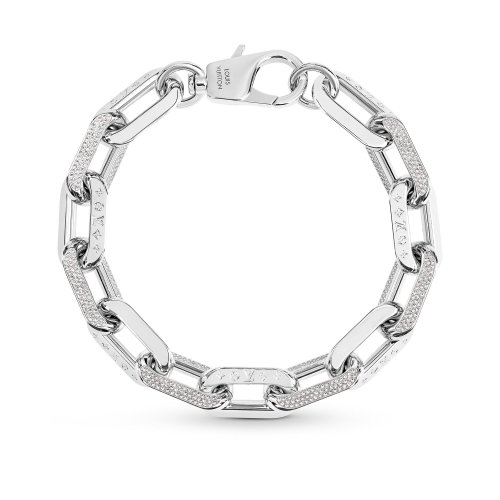 Louis Vuitton LV Edge Necklace GM in Silver - Accessories MP3000