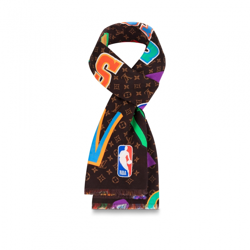 Louis Vuitton LV x NBA Letters Stole in Brown - Accessories MP3034