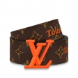 Louis Vuitton LV Pyramide 40MM Reversible Belt Monogram in Brown - Accessories MP304V