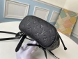 Louis Vuitton Monogram Empreinte Leather Montsouris MINI Backpack M45205 Black