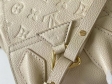 Louis Vuitton Monogram Empreinte Leather Montsouris MINI Backpack M45397 New Creme