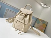 Louis Vuitton Monogram Empreinte Leather Montsouris MINI Backpack M45397 New Creme