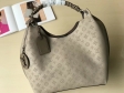 Louis Vuitton Mahina Leather Carmel Hobo Bag M52950 Galet