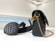 Louis Vuitton CalfLeather Multi Pochette New Wave M56461 Noir Black