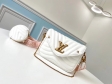 Louis Vuitton CalfLeather Multi Pochette New Wave M56466 Snow White