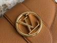 Louis Vuitton LV Pont 9 Soft PM Grained Calfskin Leather in Sienne Doree - Women Handbags M58729