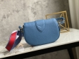 Louis Vuitton LV Pont 9 Soft MM Grained Calfskin Leather in Blue - Women Handbags M58967
