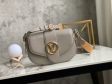 Louis Vuitton LV Pont 9 Soft MM Grained Calfskin Leather in Grey - Women Handbags M58968