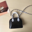 Louis Vuitton Monogram Vernis Leather Alma BB M90447 Noir Black