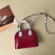 Louis Vuitton Monogram Vernis Leather Alma BB M90447 Red