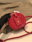 Louis Vuitton Monogram Vernis Leather Mini Boite Chapeau Handbag M90469 Red
