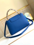 Louis Vuitton Taurillon cowhide leather CAPUCINES PM N93799 Blue