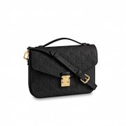 Louis Vuitton Monogram Empreinte Leather Pochette Metis M41487 Noir