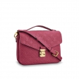 Louis Vuitton Monogram Empreinte Leather Pochette Metis M43737 Rose Bruyère