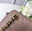 Louis Vuitton Monogram Empreinte Leather Vavin PM Bag M43931 Vison Beige
