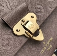 Louis Vuitton Monogram Empreinte Leather Vavin PM Bag M43931 Vison Beige