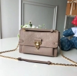 Louis Vuitton Monogram Empreinte Leather Vavin PM Bag M43931 Vison Beige