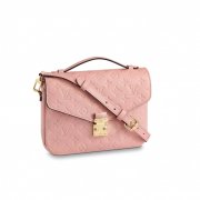 Louis Vuitton Monogram Empreinte Leather Pochette Metis M44018 Rose Poudre