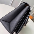 Louis Vuitton Monogram Empreinte Leather Vavin MM Bag M44150 Noir Black