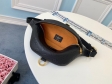 Louis Vuitton Monogram Empreinte Leather Bumbag M44812 Black