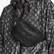 Louis Vuitton Monogram Empreinte Leather Bumbag M44812 Black