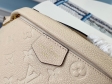 Louis Vuitton Monogram Empreinte Leather Bumbag M44836 Creme