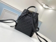 Louis Vuitton Monogram Empreinte Leather Montsouris PM Backpack M45205 Black