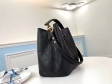 Louis Vuitton Monogram Empreinte NeoNoe MM Bucket Bag M45256 Black