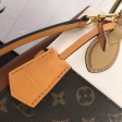 Louis Vuitton Monogram Canvas Fold Tote MM M45376 Camel Sunbeam Creme