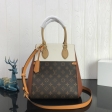 Louis Vuitton Monogram Canvas Fold Tote MM M45376 Camel Sunbeam Creme